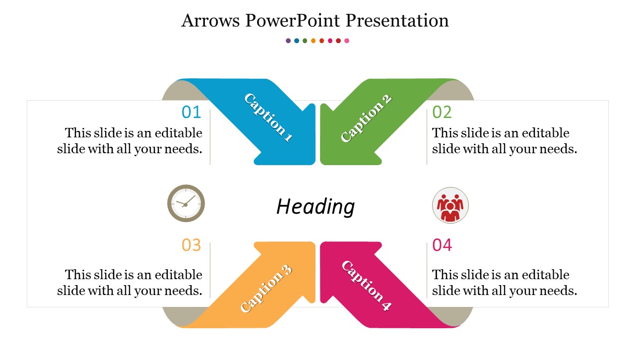Creative Arrows PowerPoint Templates  For Presentation